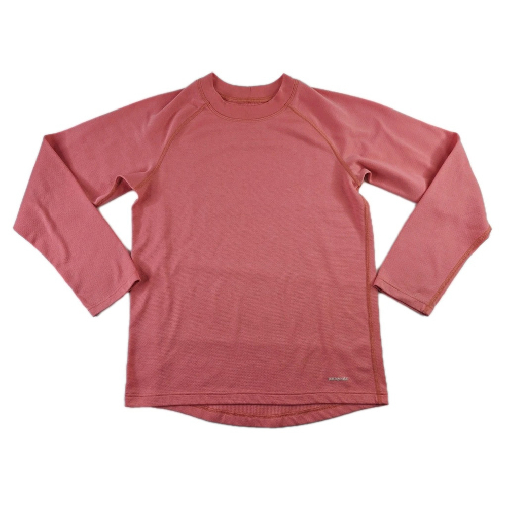 Patagonia Capilene Kids Large Thermal Long Sleeve Pink Shirt Base Layer Gear